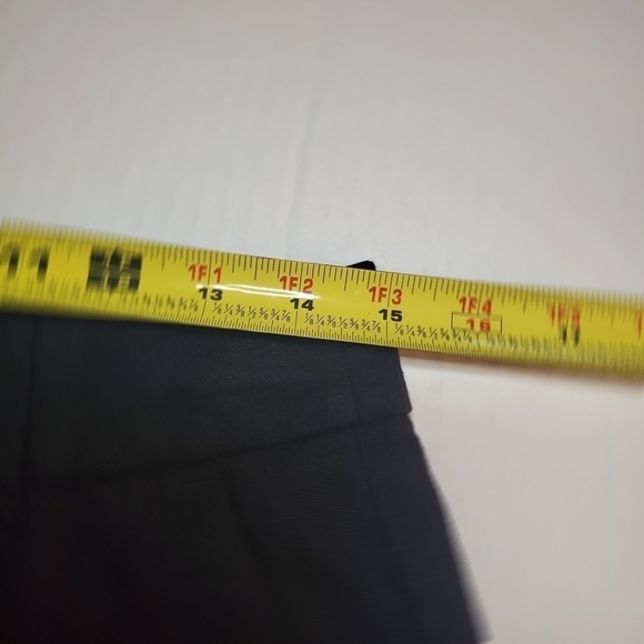 J. Crew Linen Cotton Blend Shorts with Scalloped Hem Sz 2 Black - Picture 7 of 9